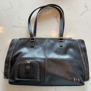 Matt & Nat Purse - Vegan Leather Satchel Shoulder Bag Large Black